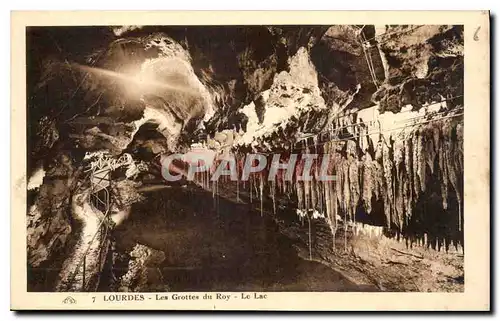 Cartes postales Lourdes Les Grottes du Roy Le Lac