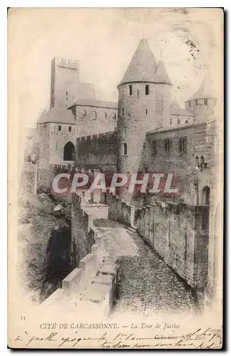 Cartes postales Cite de Carcassonne La Tour de Justice