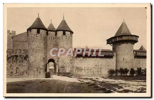 Cartes postales Carcassonne Aude La Cite L'Entree du Chateau