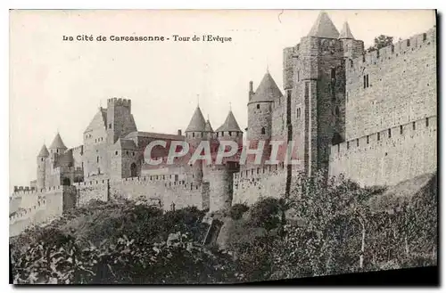 Cartes postales La Cite de Carcassonne Tour de l'Eveque