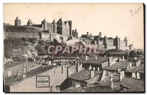 Cartes postales La Cite de Carcassonne Ensemble de l'Ouest Publicite Ricqles