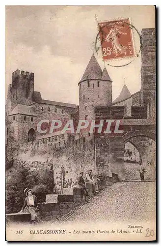 Cartes postales Carcassonne les avants Portes de l'Aude