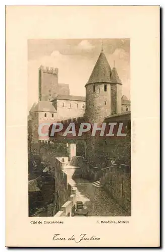 Cartes postales Cite de Carcassonne Tour de Justice