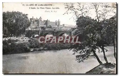 Cartes postales La Cite de Carcassonne l'Aude le Pont Vieux la Cite