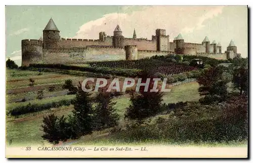 Cartes postales Carcassonne Cite la Cite au Sud Est