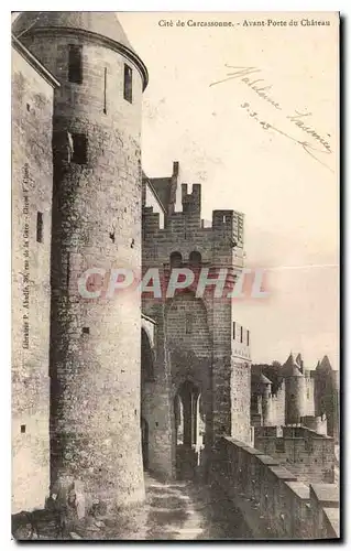 Cartes postales Cite de Carcassonne Avant Porte du Chateau