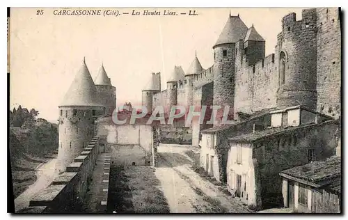 Ansichtskarte AK Carcassonne Cite les Hautes Lices