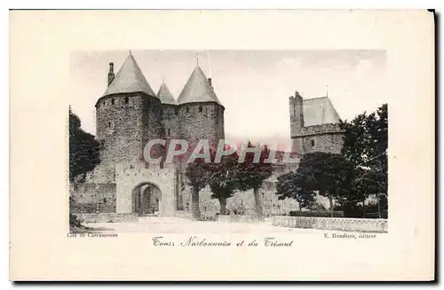 Ansichtskarte AK Cite de Carcassonne Tours Narbonnaise et du Tresaut