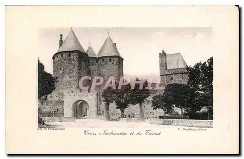 Cartes postales Cite de Carcassonne Tours Narbonnaise et du Tresaut