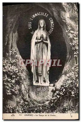 Cartes postales Lourdes la Vierge de la Grotte