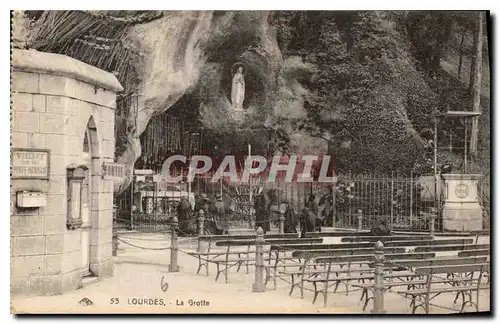 Cartes postales Lourdes la Grotte