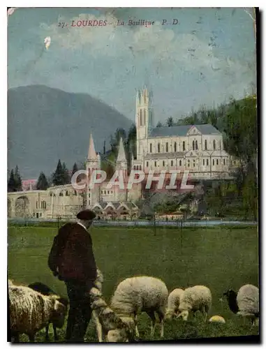 Cartes postales Lourdes la Basilique