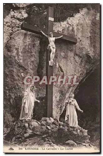 Cartes postales Lourdes le Calvaire le Christ