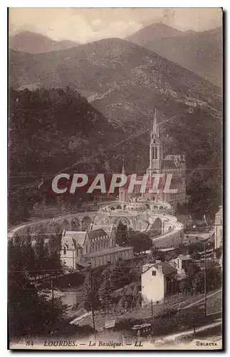 Cartes postales Lourdes La Basilique