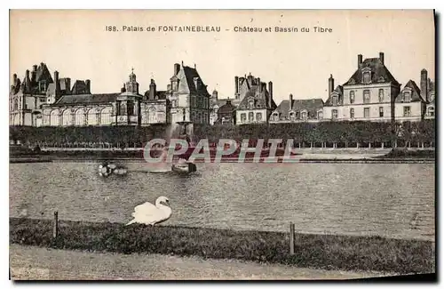 Ansichtskarte AK Palais de Fontainebleau Chateau et Bassin du Tibre