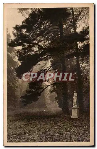 Cartes postales La Douce France Palais de Fonainebleau Le Parc un matin d'Automne