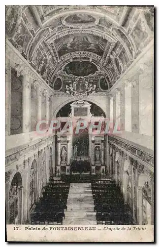 Ansichtskarte AK Palais de Fontainebleau Chapelle de la Trinite