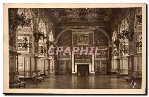 Cartes postales Les Petits Tableaux de L'Ile de France Palais de Fontainebleau La Galerie Henri II ou Salle de B