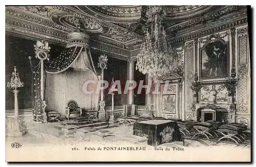 Ansichtskarte AK Palais de Fontainebleau Salle du Trone