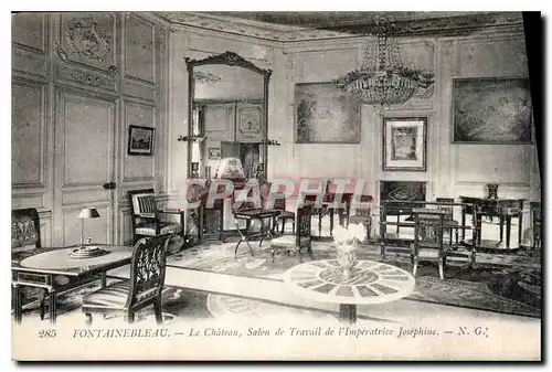 Cartes postales Fontainebleau Le Chateau Salon de Travail de l'Imperatrice Josephine