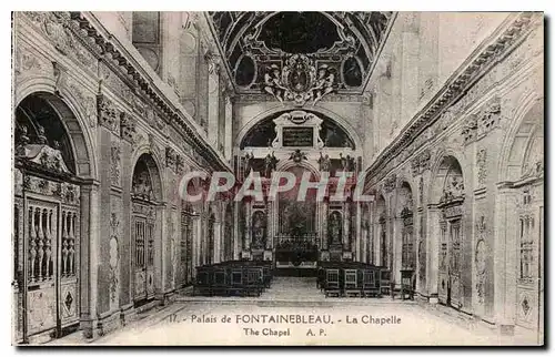 Cartes postales Palais de Fontainebleau La Chapelle