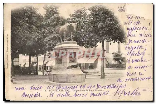 Ansichtskarte AK Fontainebleau Monument de Rosa Bonheur