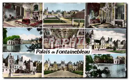 Ansichtskarte AK Palais de Fontainebleau Fontainebleau et ses Merveilles Divers aspects du Chateau