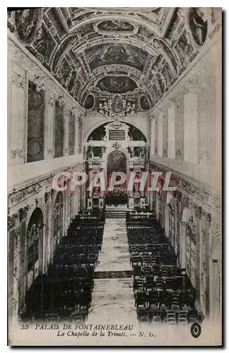 Ansichtskarte AK Palais de Fontainebleau La Chapelle de la Trinite