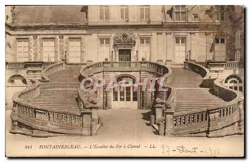 Ansichtskarte AK Fontainebleau l'Escalier du Fer a Cheval