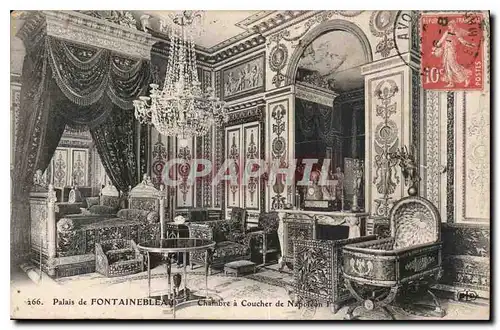 Cartes postales Palais de Fontainebleau Chambre a Coucher de Napoleon Ier