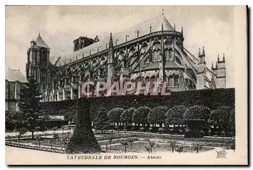 Cartes postales Cathedrale de Bourges Abside