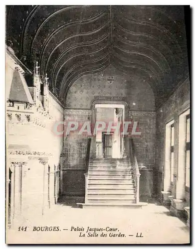 Cartes postales Bourges Palais Jacques Coeur la salle des grades