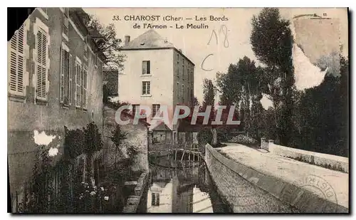 Ansichtskarte AK Charost Cher Les Bords de l'Arnon le Moulin