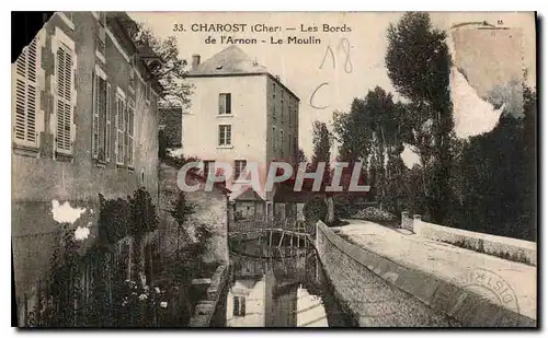 Cartes postales Charost Cher Les Bords de l'Arnon le Moulin