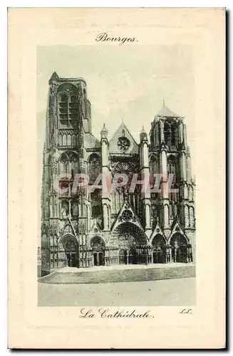 Cartes postales Bourges la Cathedrale