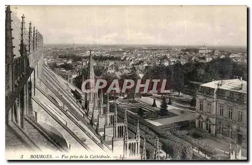 Ansichtskarte AK Bourges Vue prise de la Cathedrale