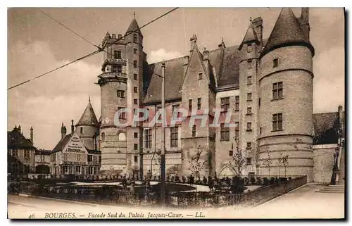 Ansichtskarte AK Bourges Facade Sud du Palais Jacques Coeur