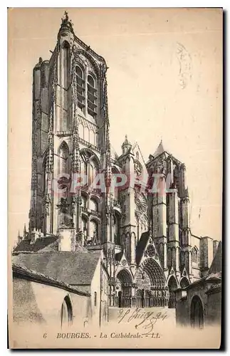 Cartes postales Bourges la Cathedrale