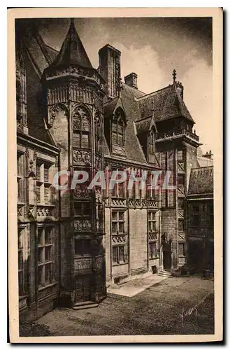 Ansichtskarte AK La Douce France Bourges Cher Hotel de Jacques Coeur la Cour