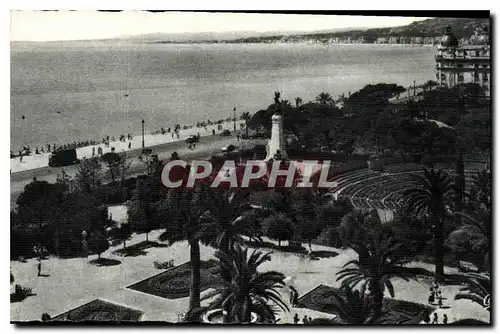 Cartes postales Nice le Theatre de Verdure et la Baie des Anges