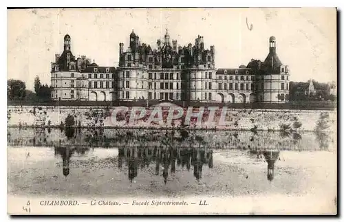 Cartes postales Chambord le Chateau Facade Septentrionale