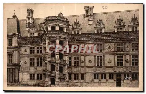 Ansichtskarte AK Chateaux de la Loirre Chateau de Blois Escalier Francois 1er