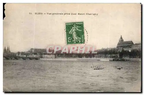 Cartes postales Blois Vue generale prise Quai Henri Chavigny