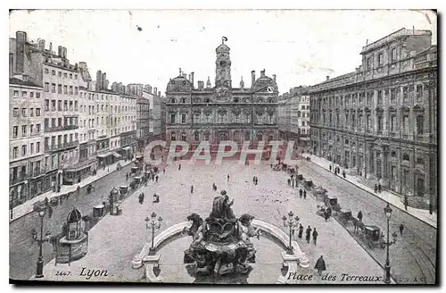 Cartes postales Lyon Place des Terreaux