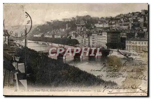 Cartes postales Lyon Pont Tilsitt Saint Georger et le Grand Seminaire