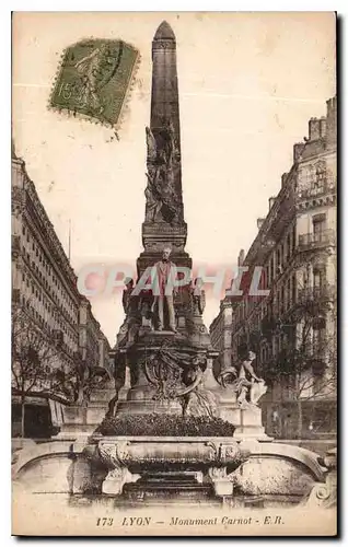 Cartes postales Lyon Monument Carnot