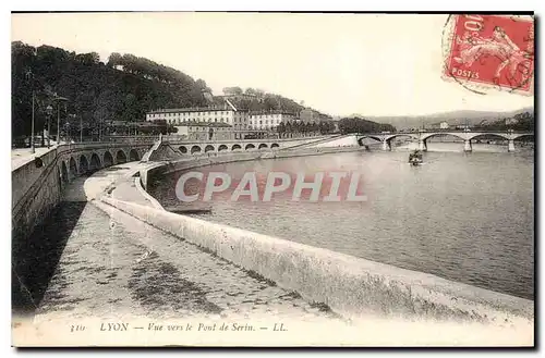 Cartes postales Lyon vue vers le Pont de Serin