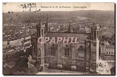 Ansichtskarte AK Lyon Basilique de N D de Fourviere Facade Laterale