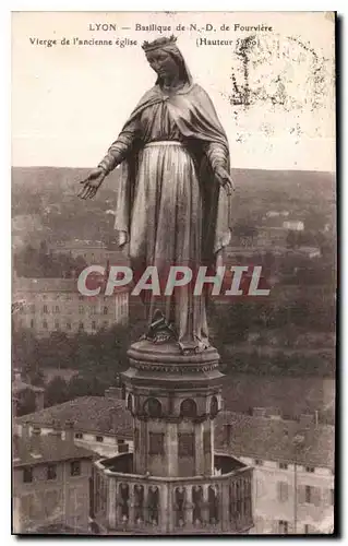 Ansichtskarte AK Lyon Basilique de N D de Fourvriere Vierge de l'ancienne eglise