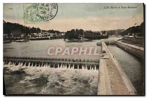 Cartes postales L'Ile Barbe et Saint Rambert Lyon